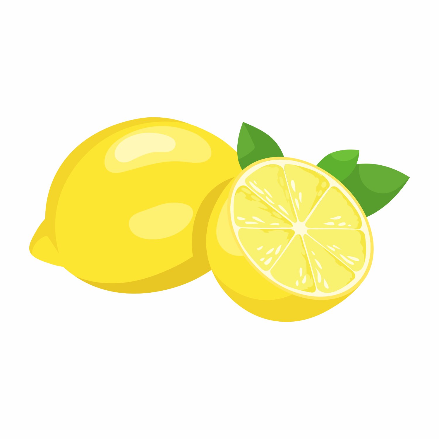 lemon fruit cartoon