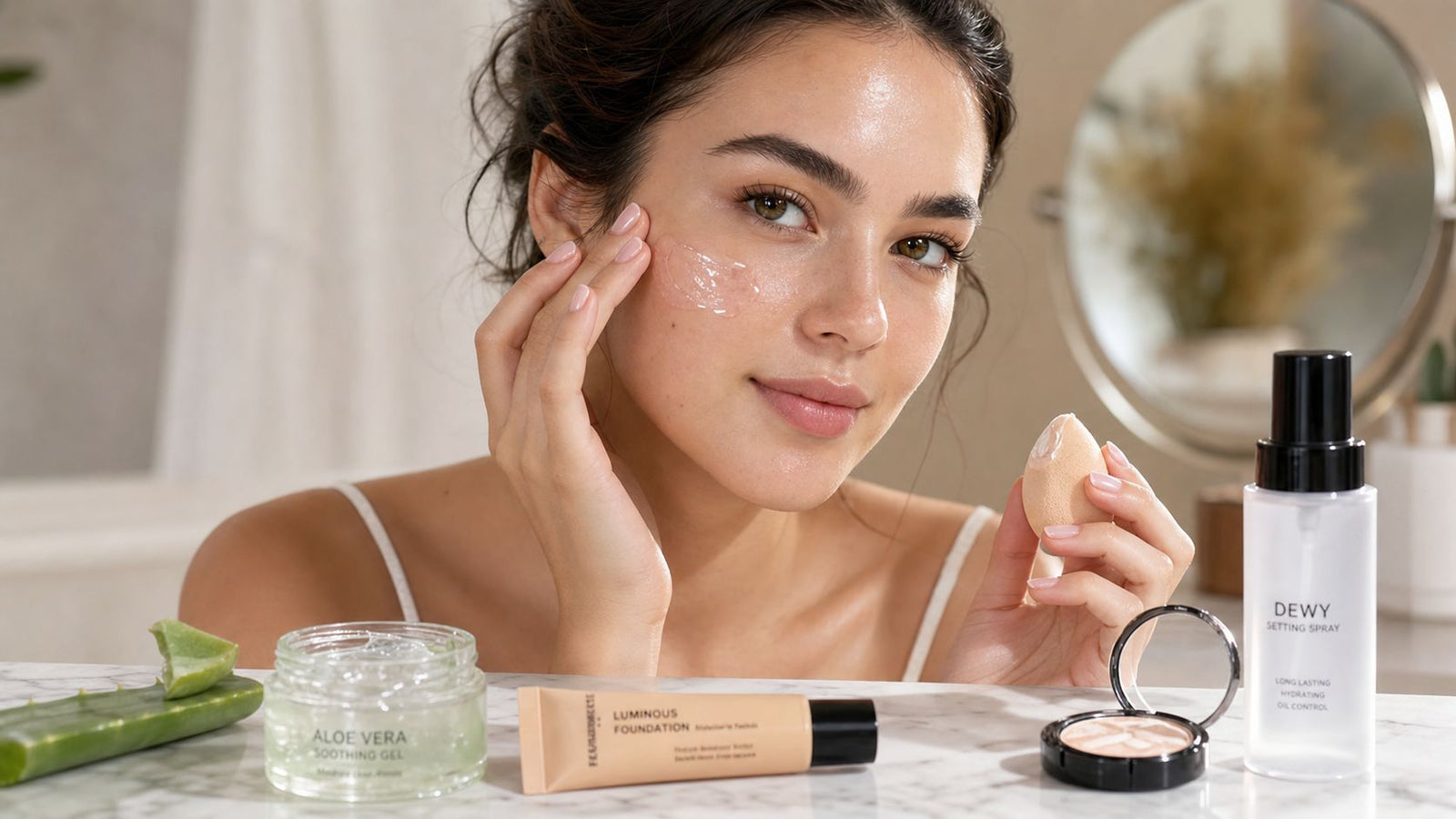 How to Make Makeup Last All Day with Fresh Aloe Prep