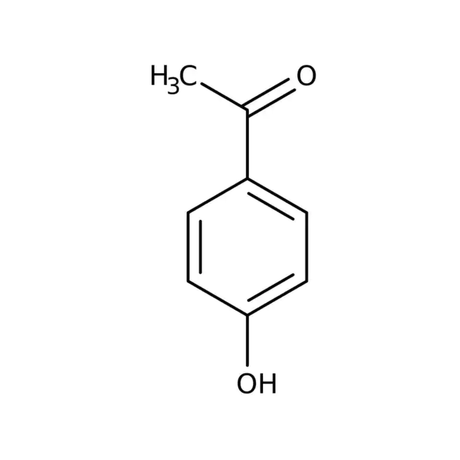 Hydroxyacetophenone Structure Hydroxyacetophenone: Science-Backed Benefits for Your Skin - ALODERMA