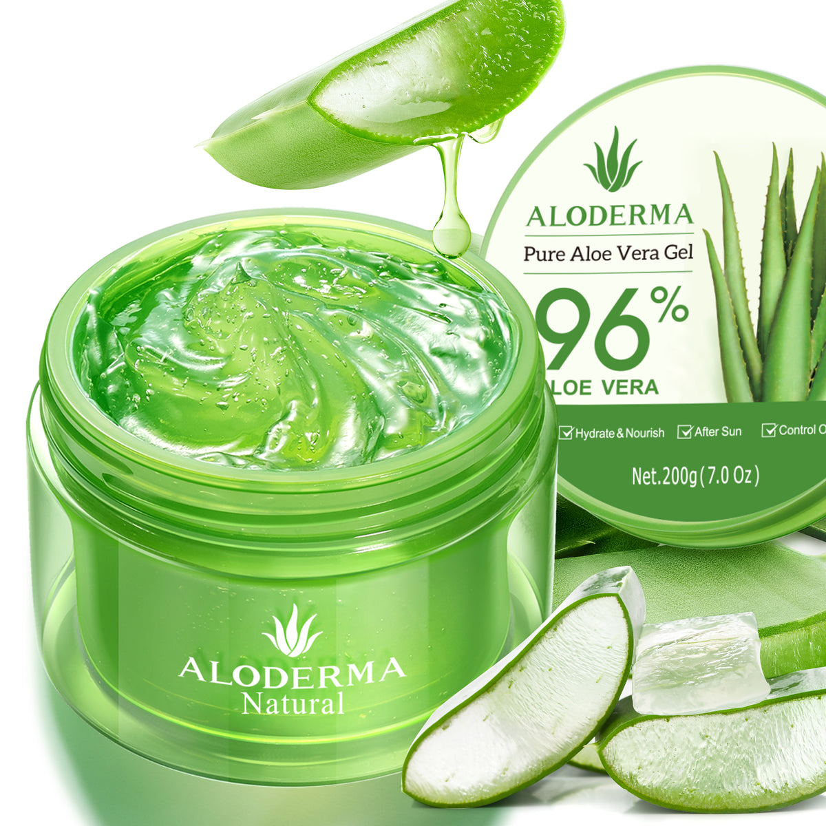 Gel d&#39;Aloe Vera pur 200g