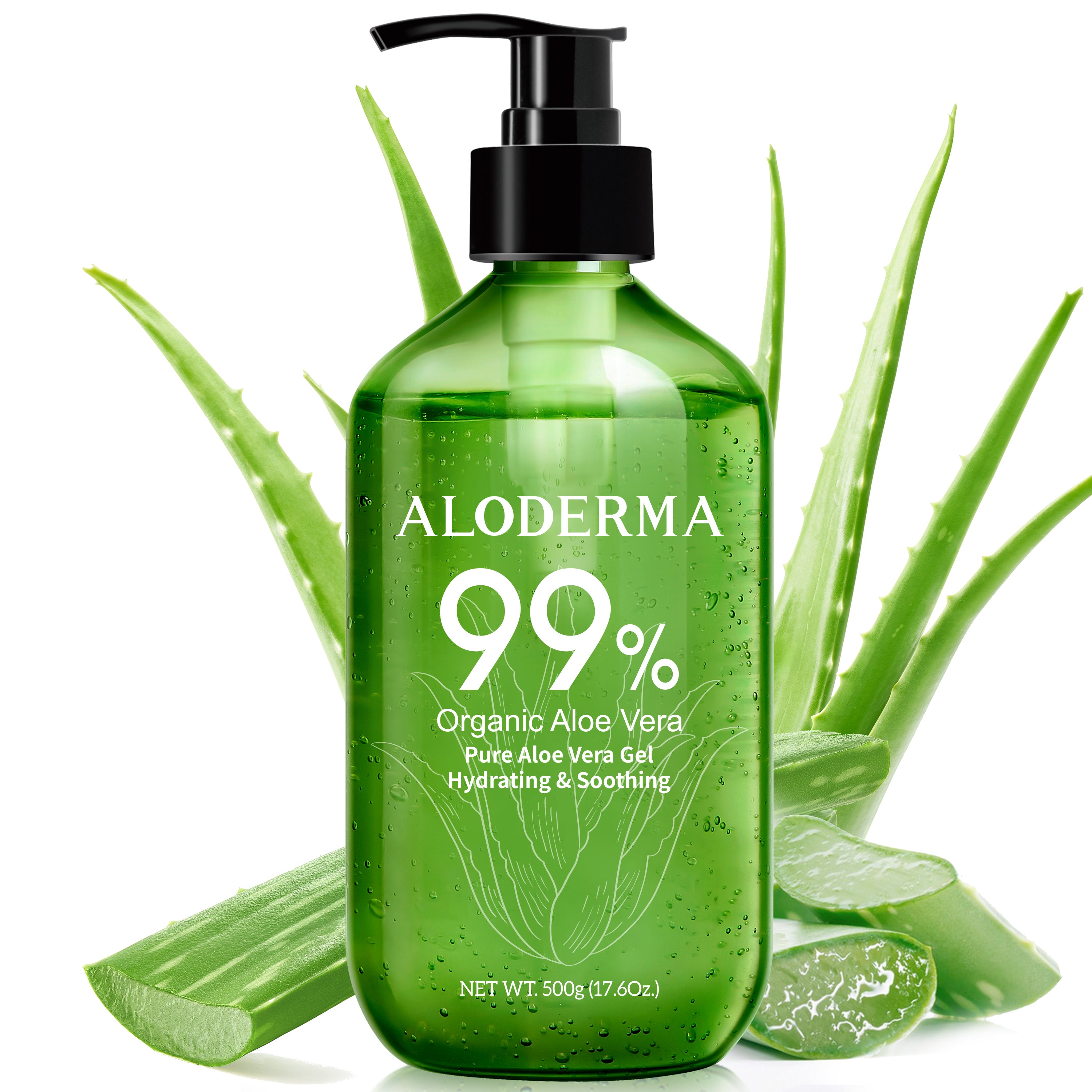 aloe vera gel 500g Pure Aloe Vera Gel, 500 grams