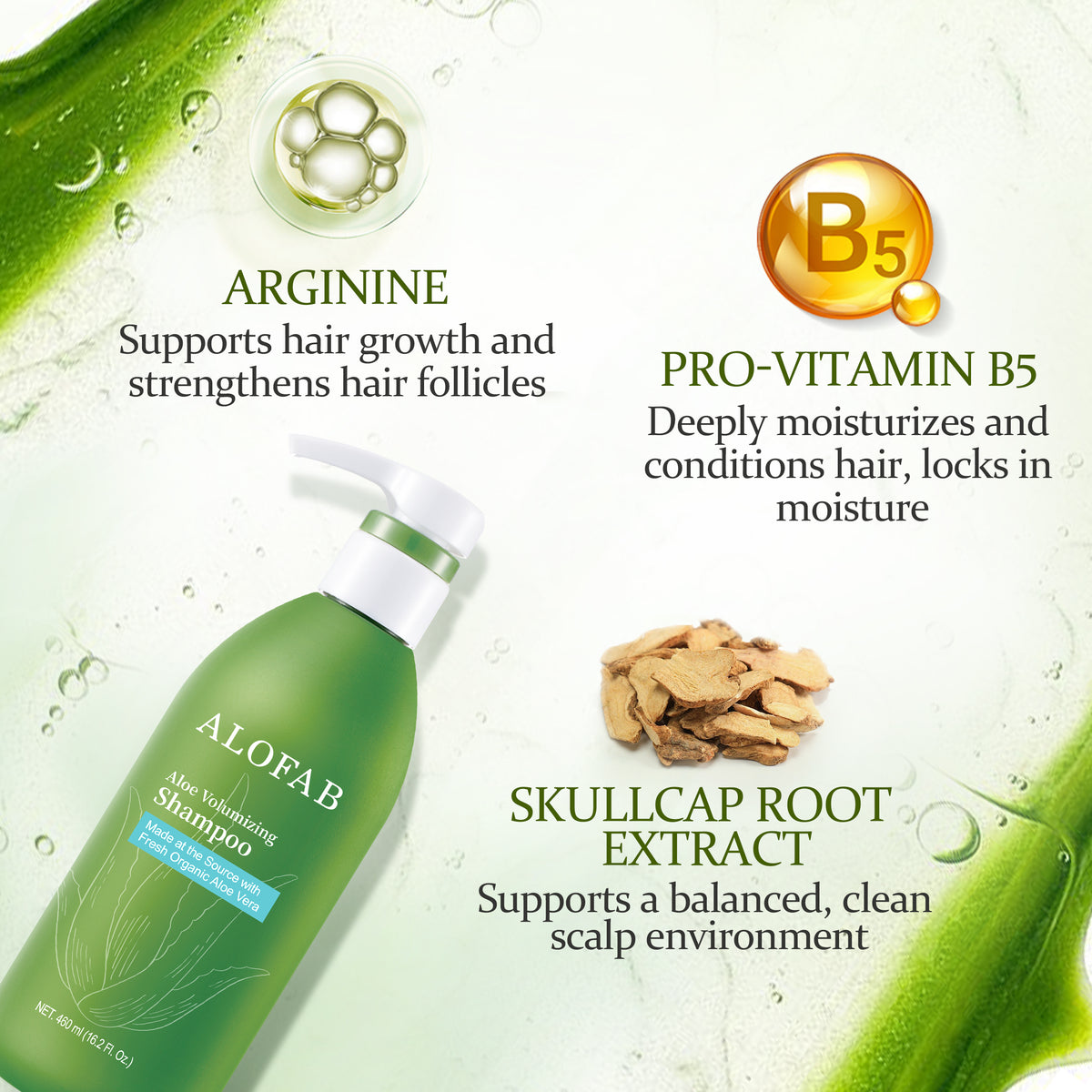 ALOFAB Aloe Volumizing Shampoo