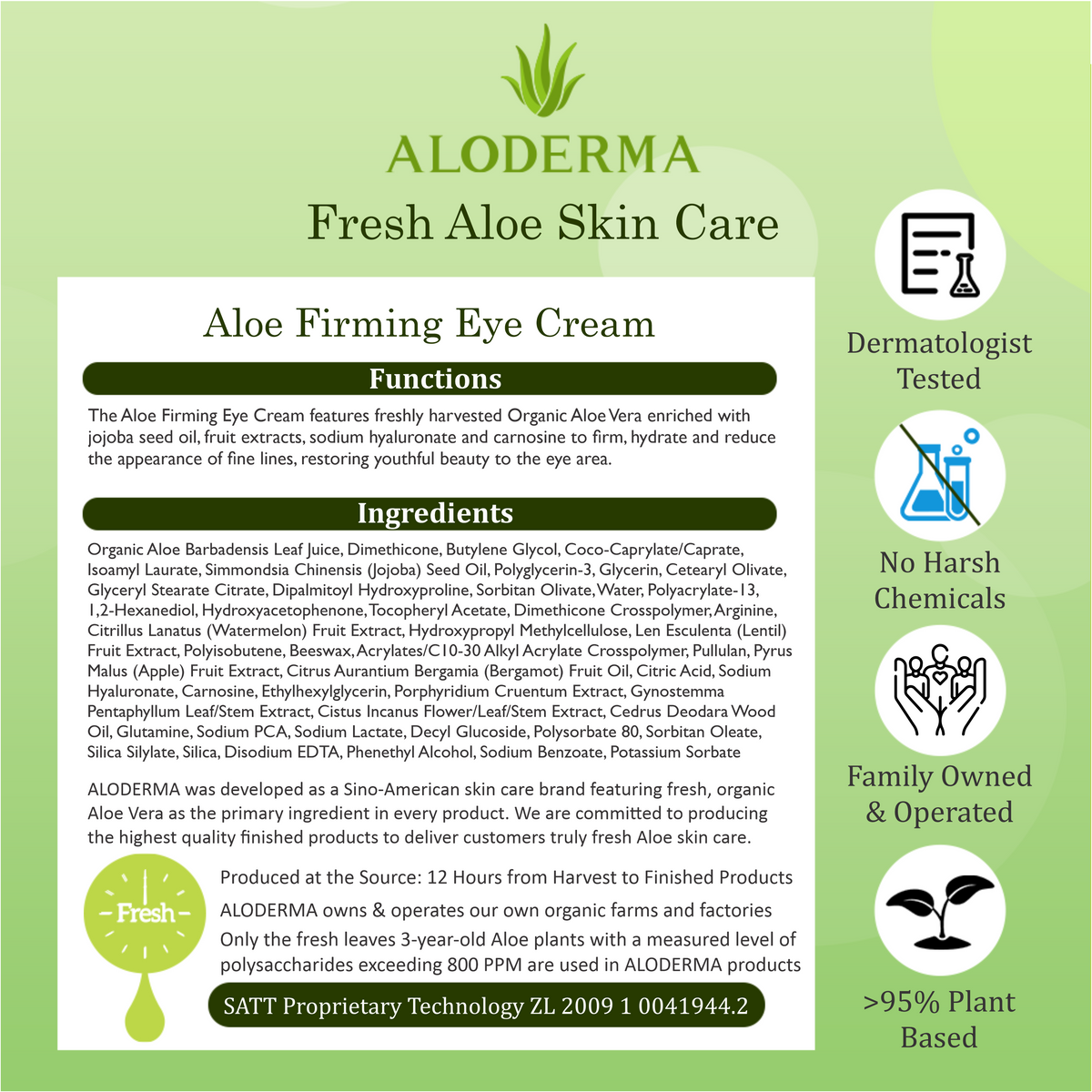 Aloe Firming Eye Cream