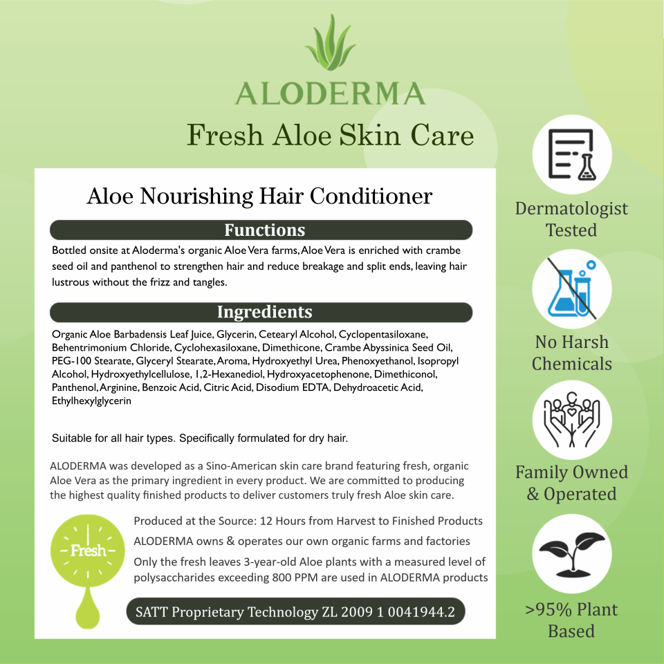 aloe vera plant hair conditioner ALOFAB Aloe Nourishing Hair Conditioner