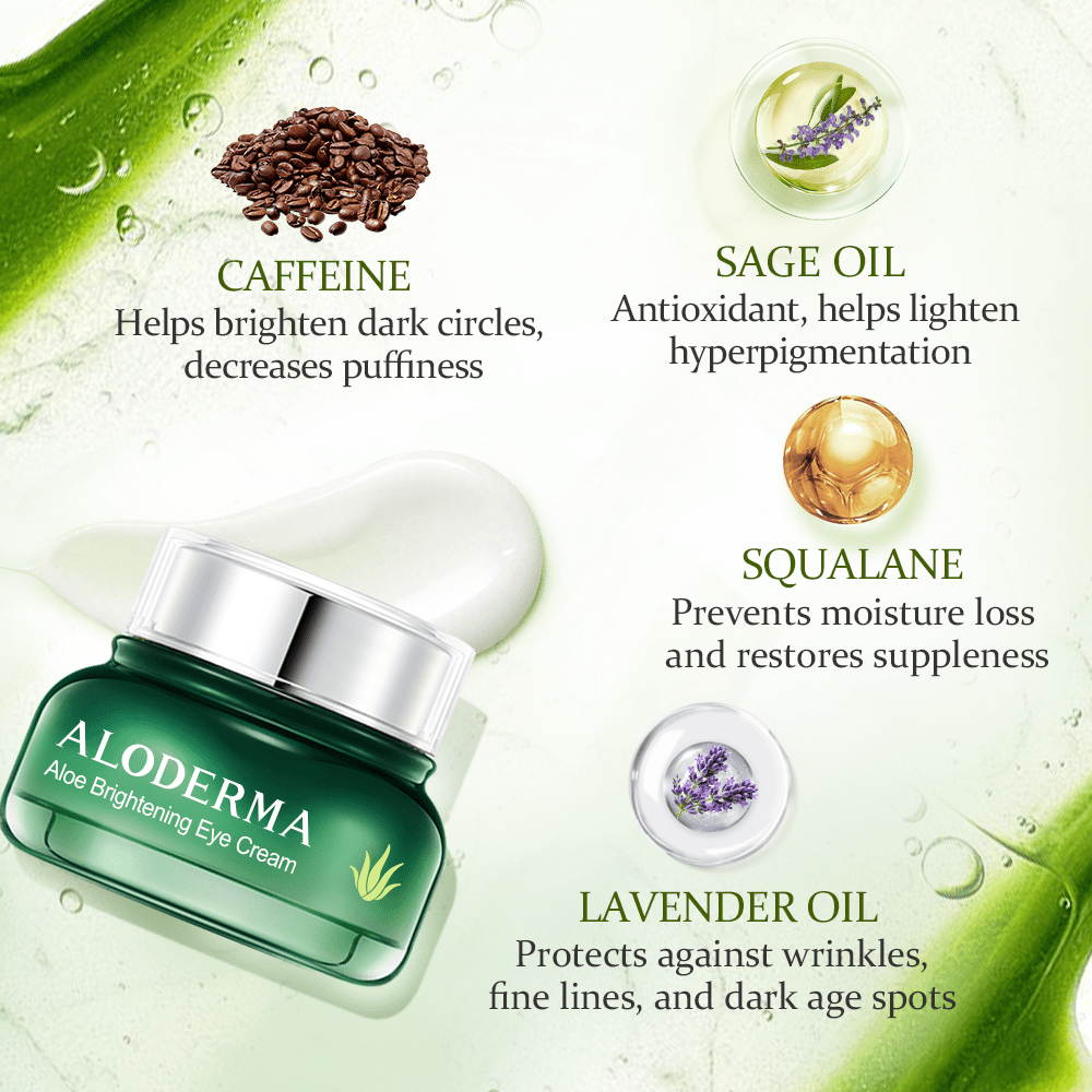 Aloe Brightening Eye Cream - ALODERMA