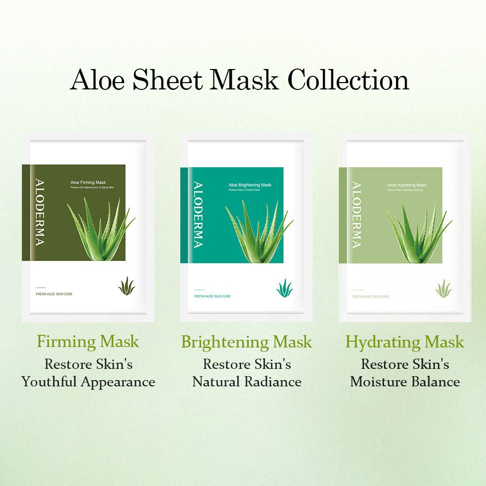 Aloe Brightening Mask (Box of 5) - ALODERMA