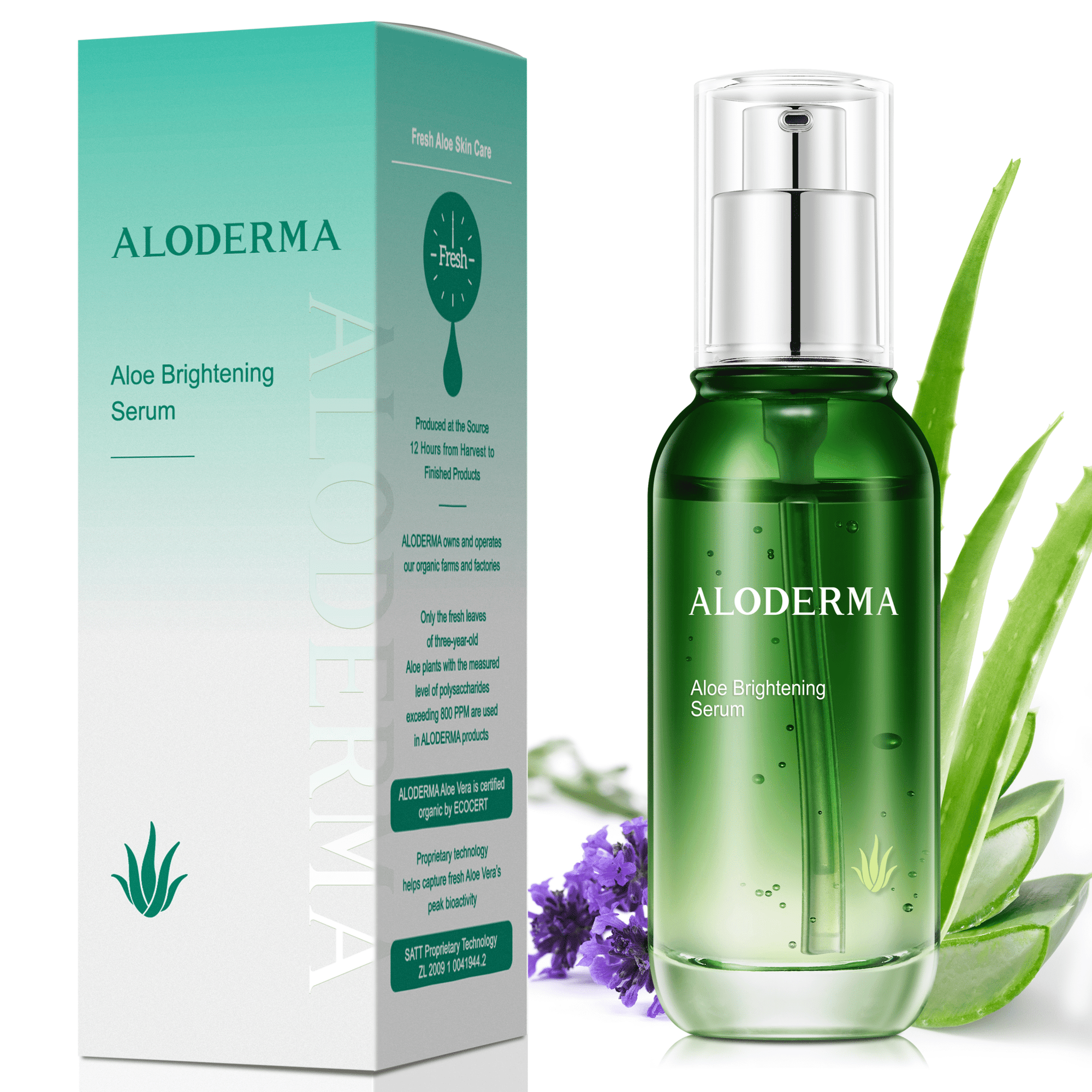 Aloe Brightening Serum - ALODERMA