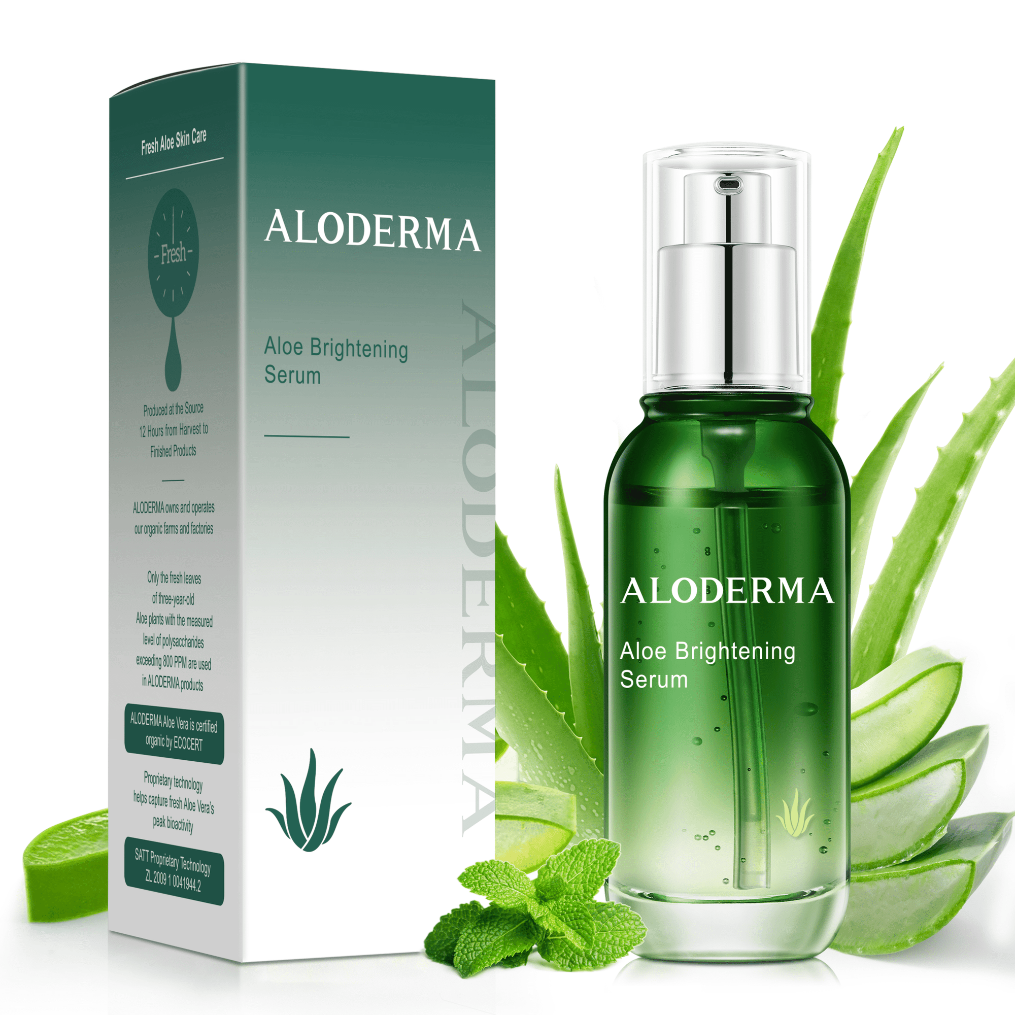 Aloe Brightening Serum - ALODERMA