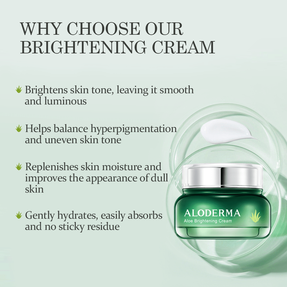 Aloe Brightening Skin Cream - ALODERMA