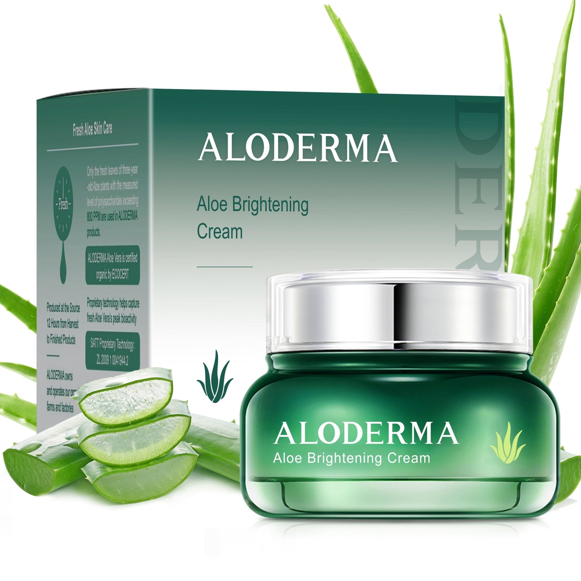 Aloe Brightening Skin Cream - ALODERMA