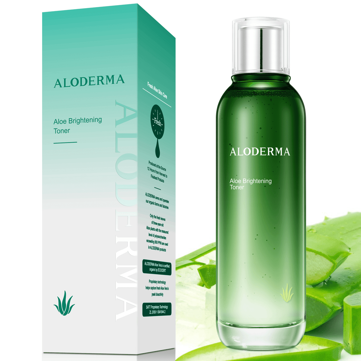 Aloe Brightening Toner - ALODERMA