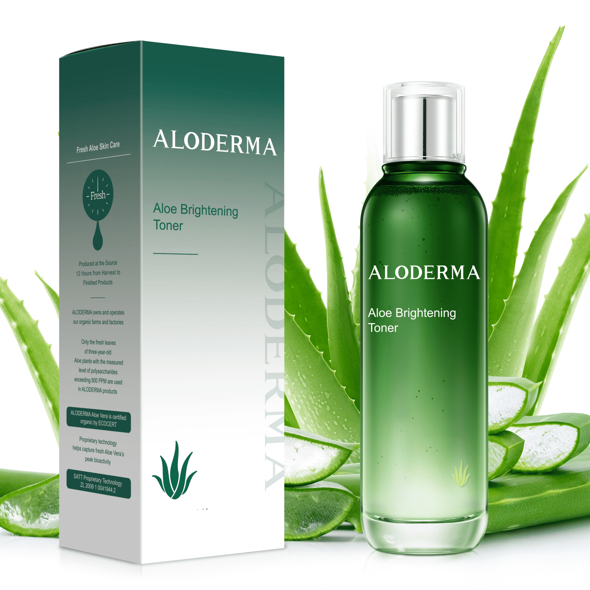 Aloe Brightening Toner - ALODERMA