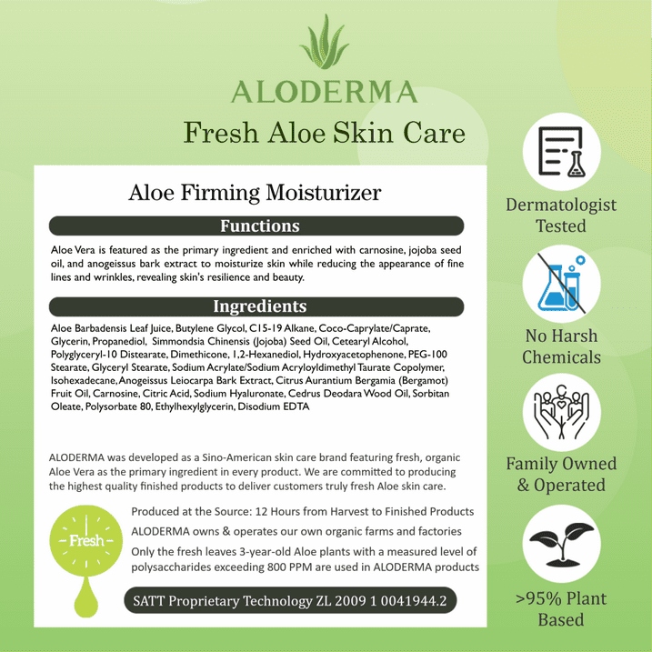 Aloe Firming Moisturizer - ALODERMA