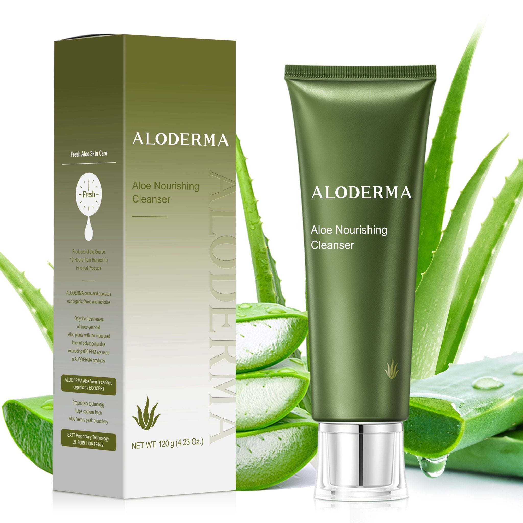 aloe vera plant face wash Aloderma Firming & Nourishing Facial Wash Made with Organic Aloe Vera