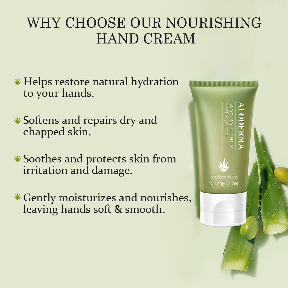 Aloe Nourishing Hand Cream - ALODERMA