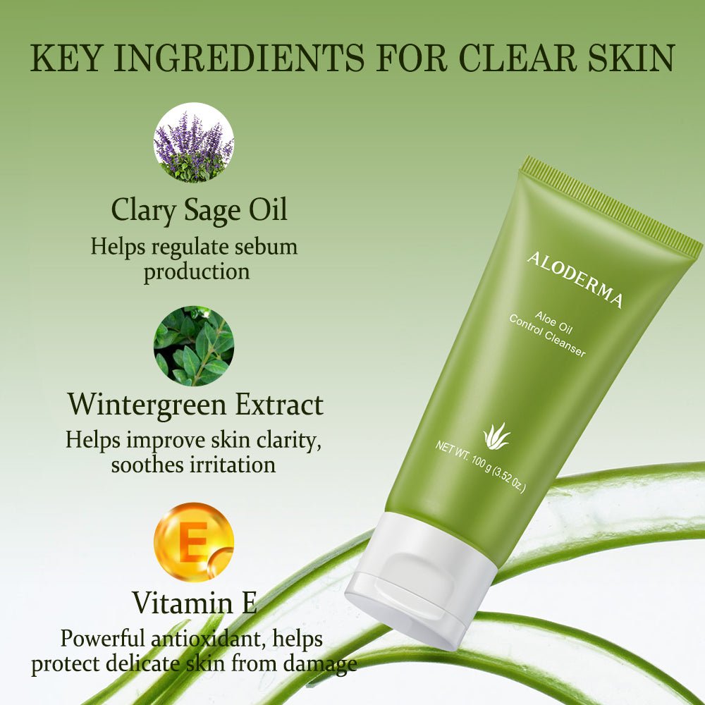 Aloe Oil Controlling Cleanser - ALODERMA