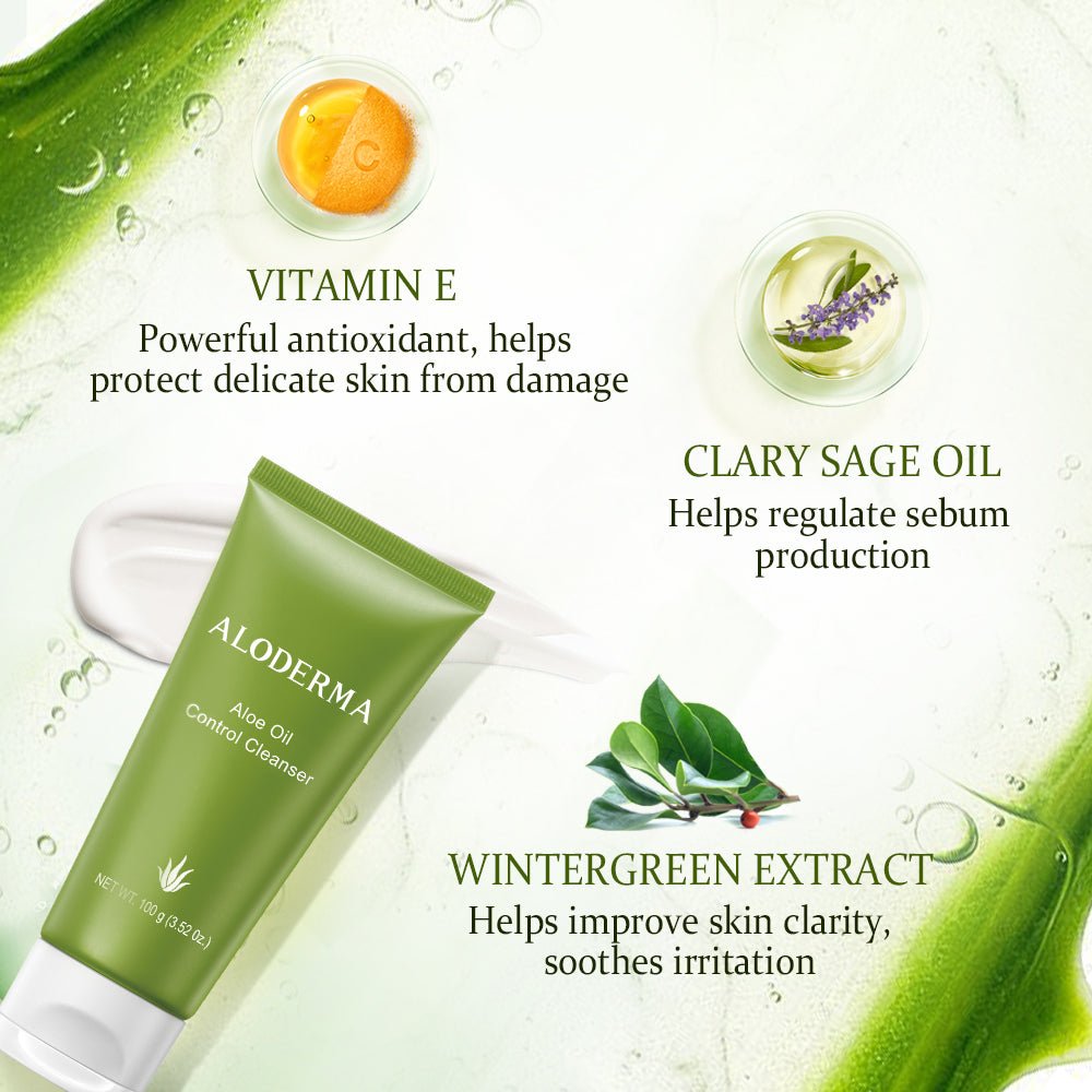 Aloe Oil Controlling Cleanser - ALODERMA