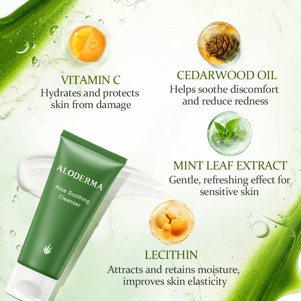 Aloe Soothing &amp; Moisturizing Cleanser - ALODERMA