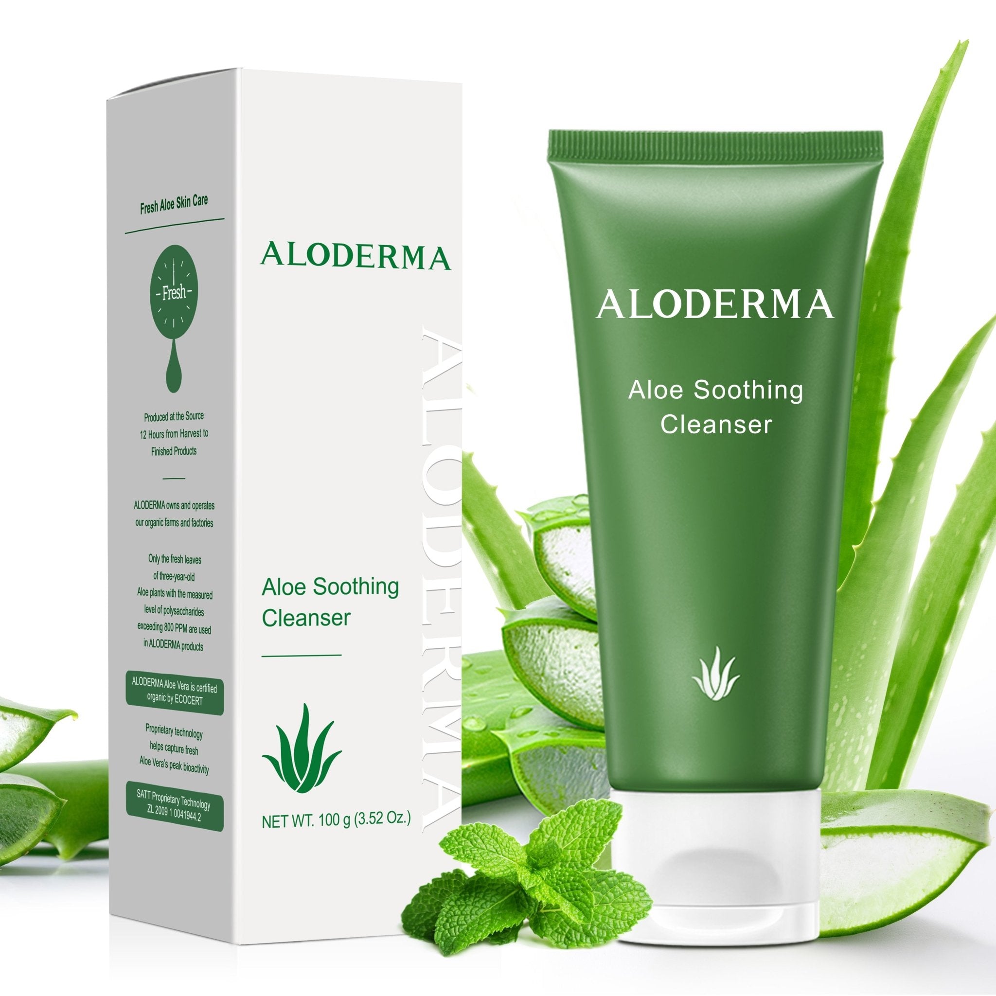 aloe vera plant face wash Aloe Vera Soothing & Moisturizing Cleanser by Aloderma