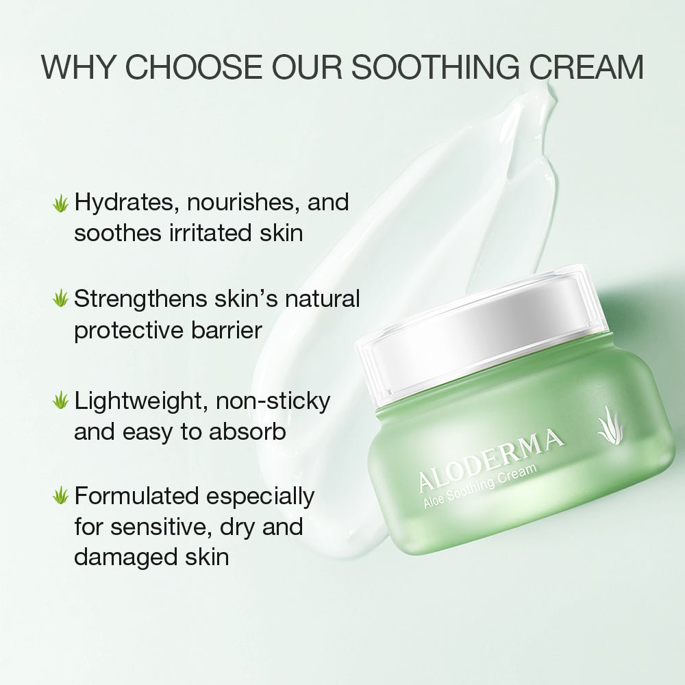 Aloe Soothing &amp; Moisturizing Cream - ALODERMA