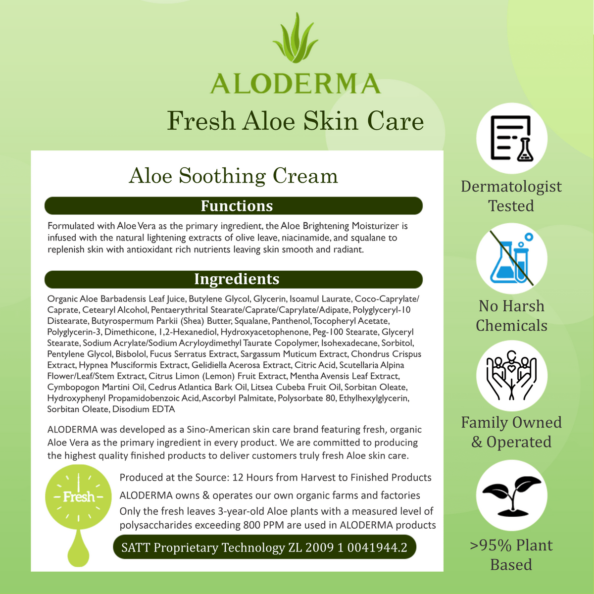 Aloe Soothing &amp; Moisturizing Cream - ALODERMA