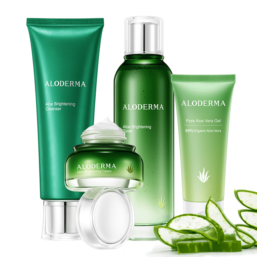 Essential Aloe Brightening Set - ALODERMA