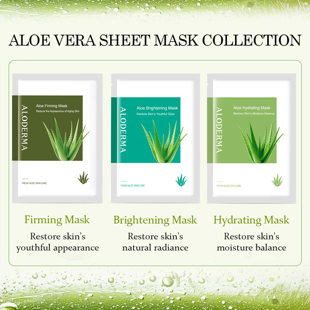 aloe vera plant face mask Aloe Hydrating Mask (Box of 5)
