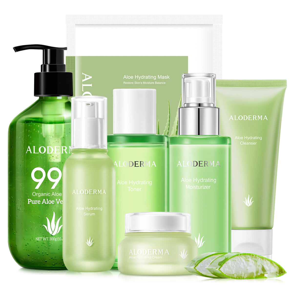 Set hidratante de lujo con aloe