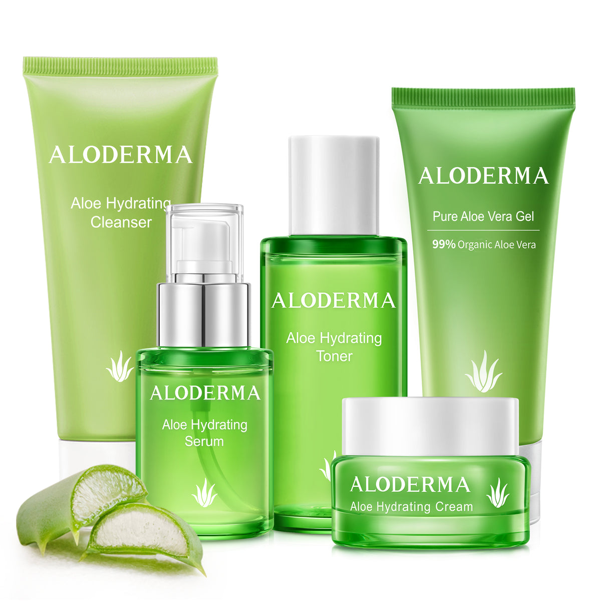 Set hidratante exclusivo de aloe