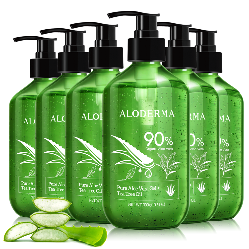 Gel d&#39;Aloe Vera pur + huile d&#39;arbre à thé