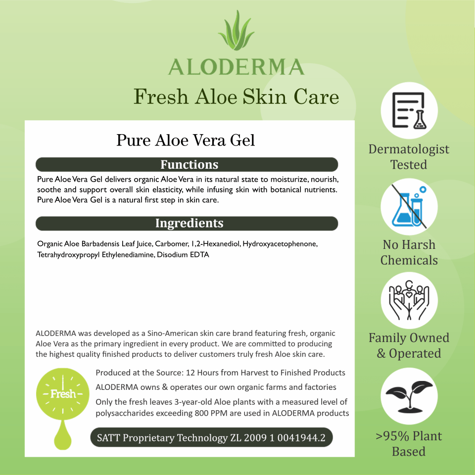 Pure Aloe Vera Gel 114g - ALODERMA