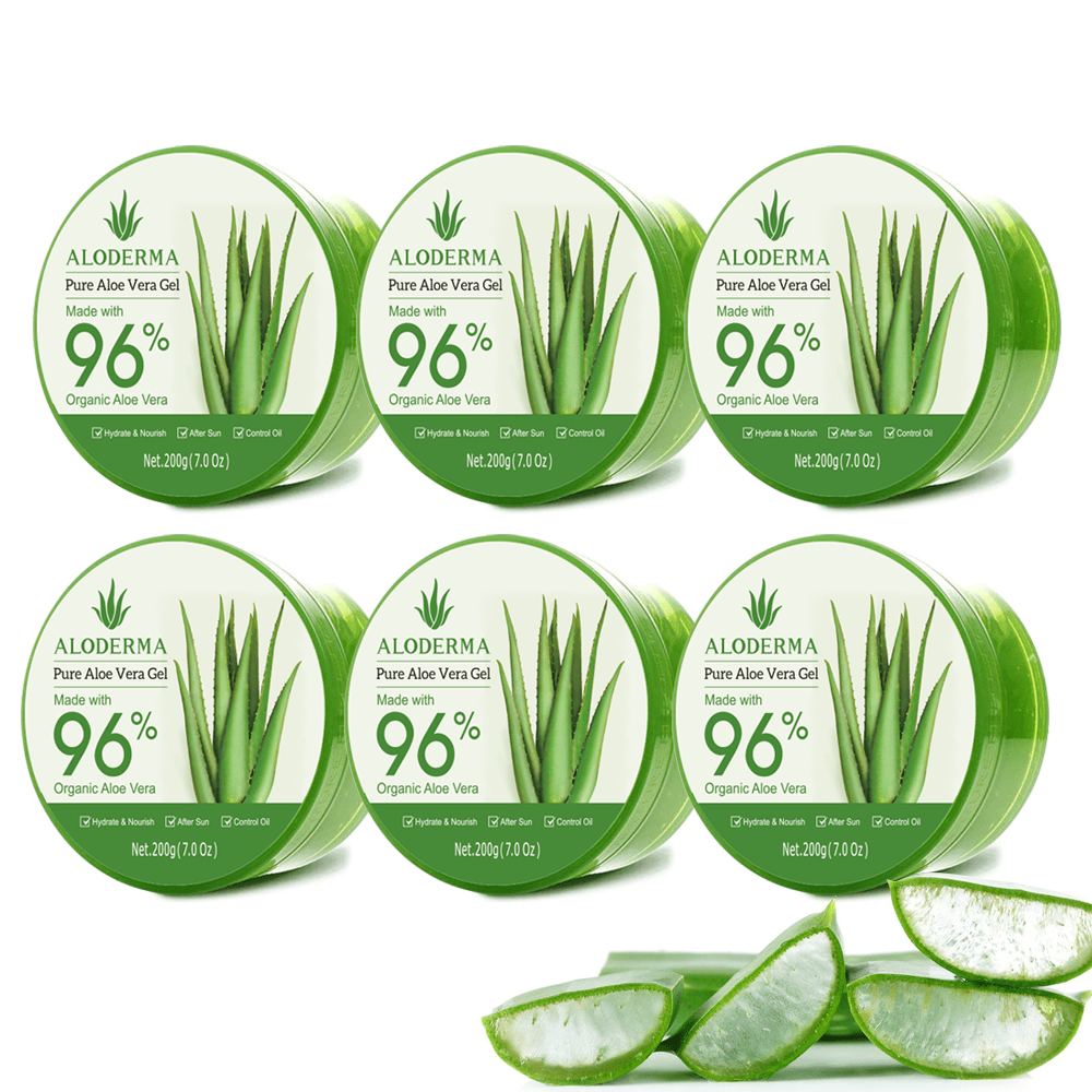 Pure Aloe Vera Gel 200g, 6-Pack