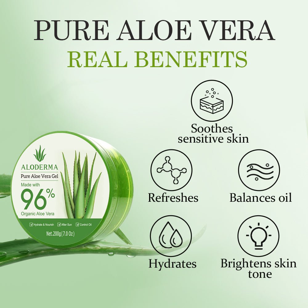 Pure Aloe Vera Gel 200g - ALODERMA