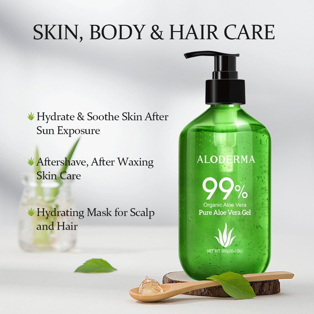 Pure Aloe Vera Gel 300g - ALODERMA Pure Aloe Vera Gel 300g - ALODERMA