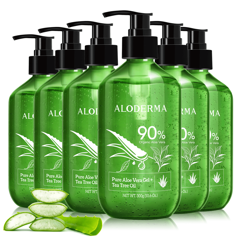 Pure Aloe Vera Gel + Tea Tree Oil - ALODERMA