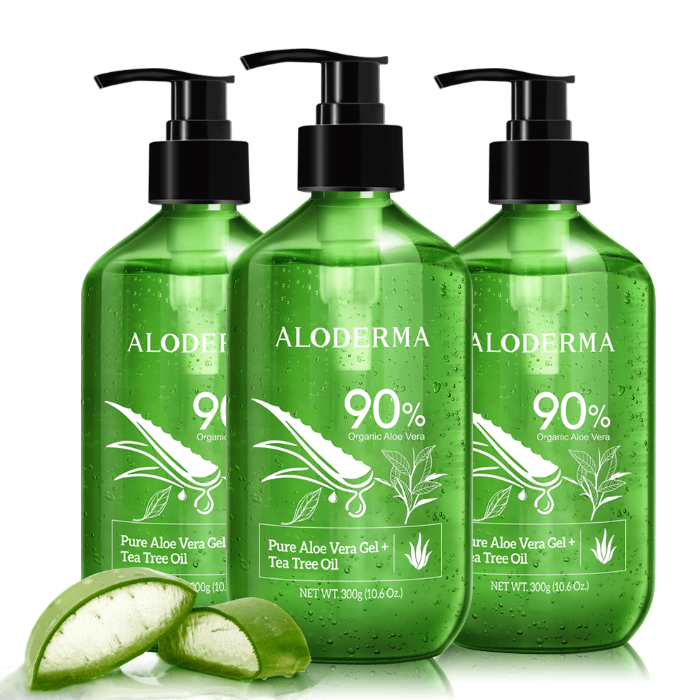 Pure Aloe Vera Gel + Tea Tree Oil - ALODERMA