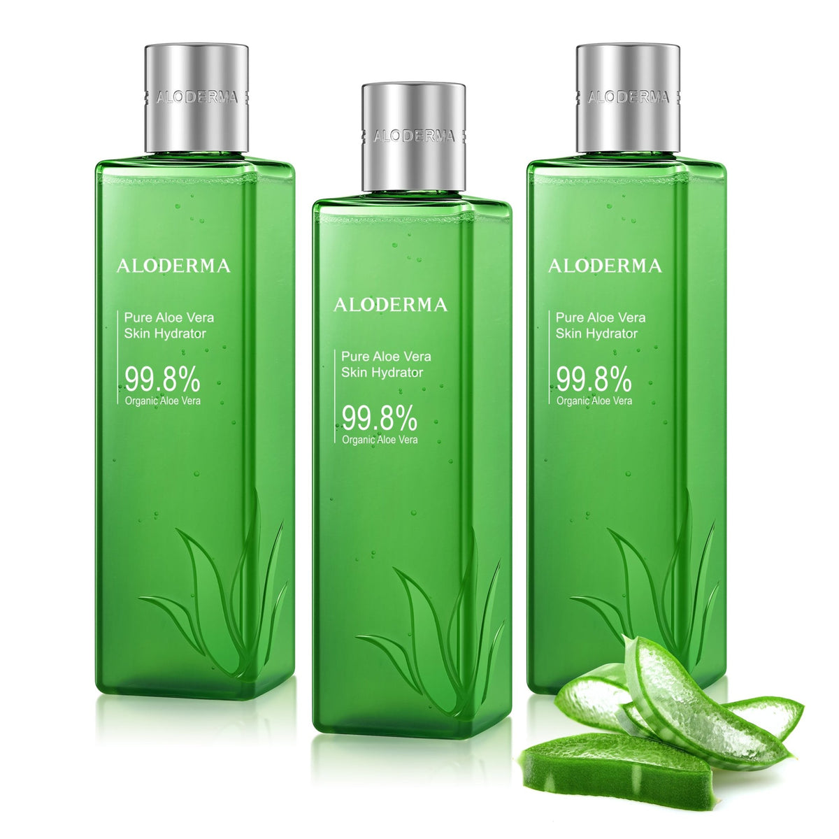 Pure Aloe Vera Skin Hydrator - 99.8% Organic Aloe - ALODERMA