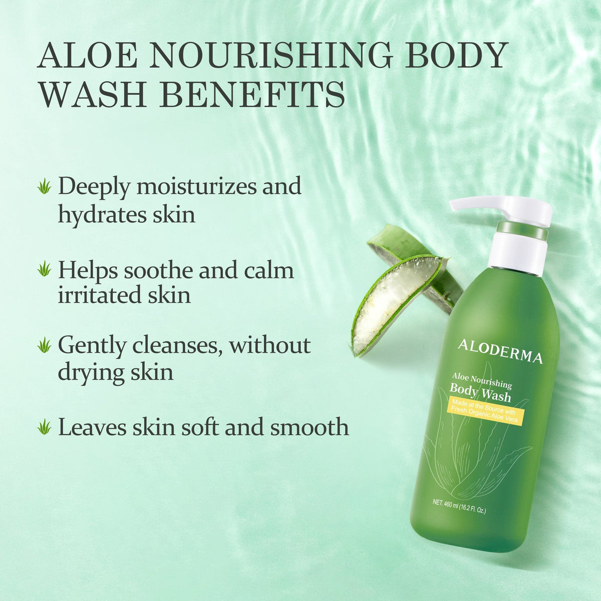 Aloe Vera Oil Controlling Shampoo+Nourishing Conditioner+Body Wash